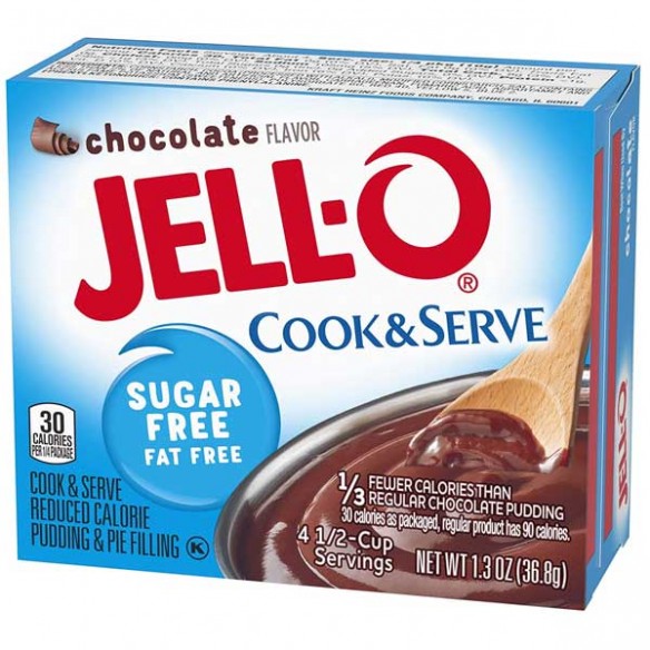 Jell-O Chocolate Cook & Serve Sugar Free