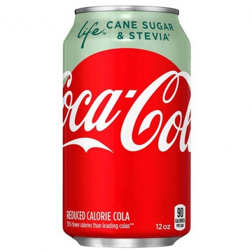Coca Cola Life Cane Sugar & Stevia US