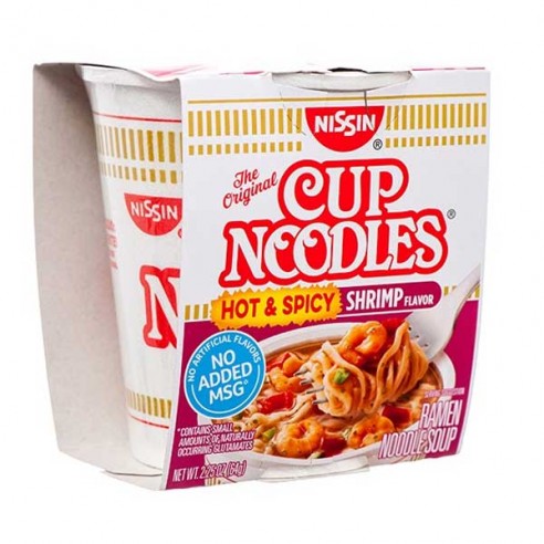 Nissin Cup Noodles Hot & Spicy Shrimp