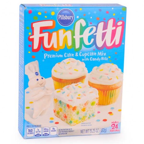 Pillsbury Funfetti Premium Cupcake & Cake Mix