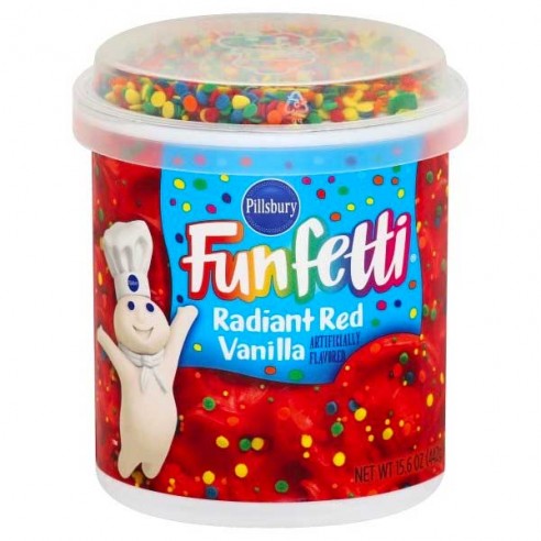 Pillsbury Funfetti Radiant Red Vanilla