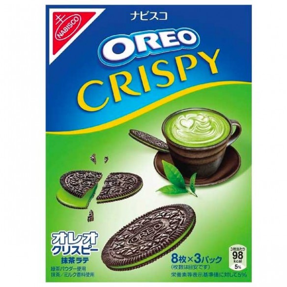 Oreo Crispy Matcha Roll Cake