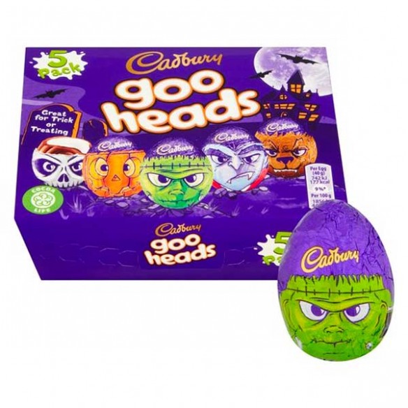 Cadbury Goo Heads Creme Eggs 5 Pack