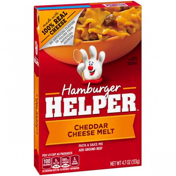 Hamburger Helper Cheddar Cheese Melt