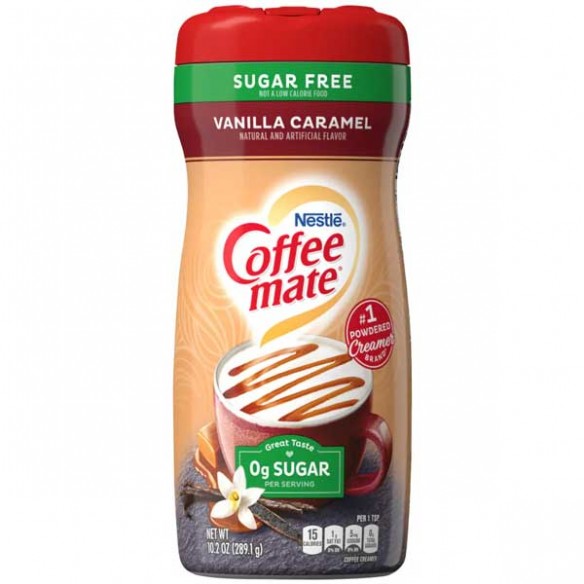 Coffee Mate Sugar Free Vanilla Caramel Coffee Creamer