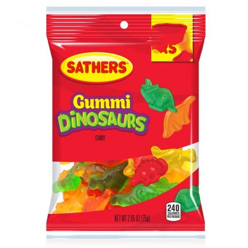 Sathers Gummi Dinosaurs