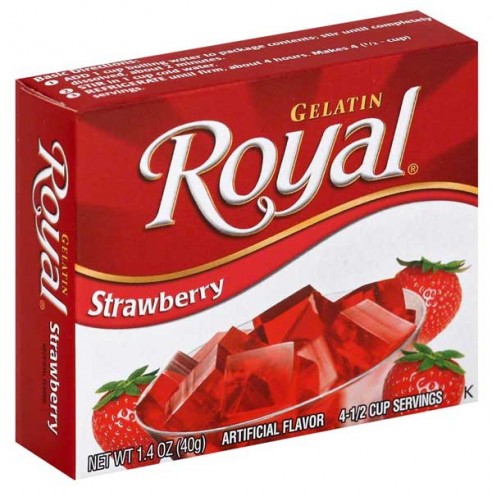 Royal Strawberry Gelatin