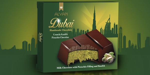 Experience Dubai’s Unique Chocolate: Knafeh and Pistachio Delight